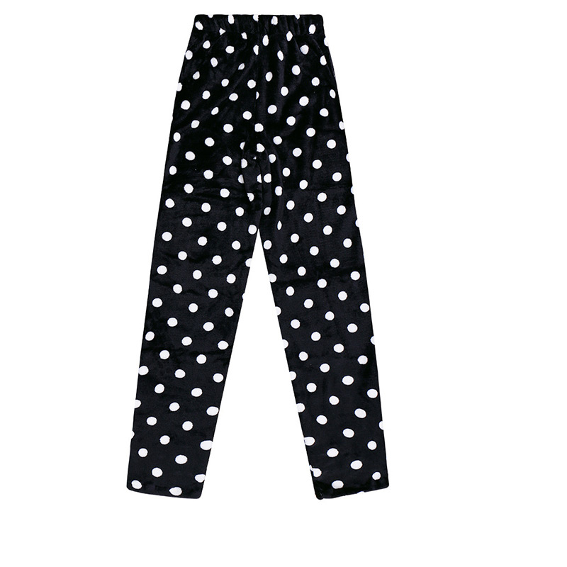 Fashion Black Dot Shape Decorated Pajamas For Mother (1suit),Others