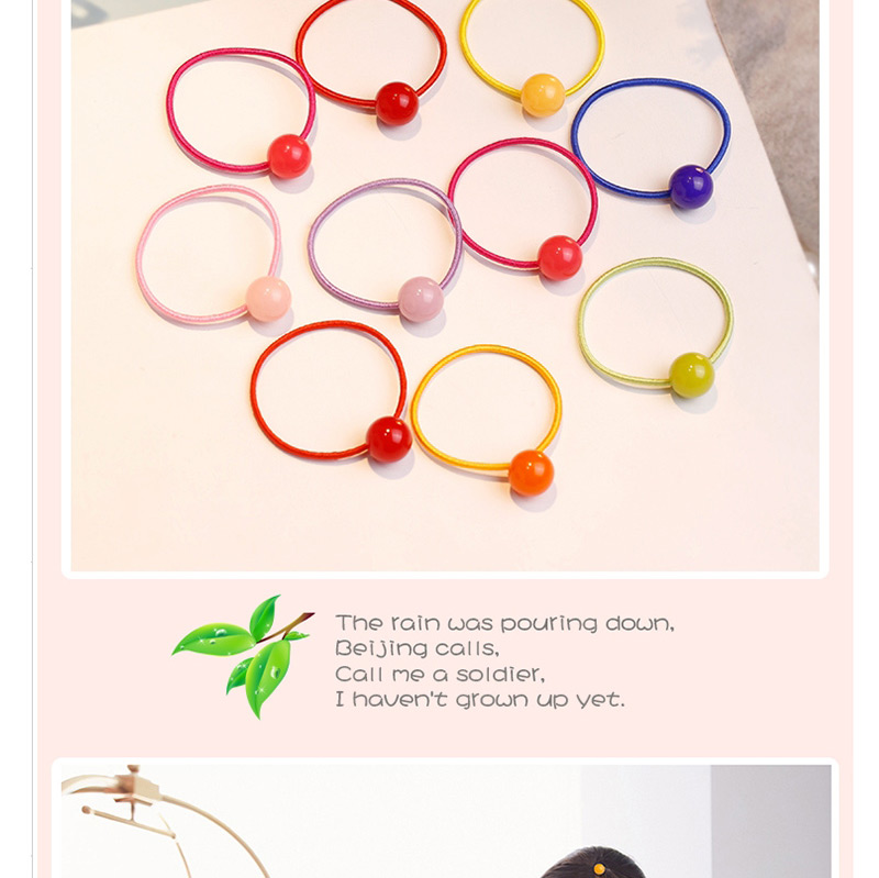 Fashion Multi-color Candy Shape Decorated Hair Band ( 10 Pcs ),Kids Accessories