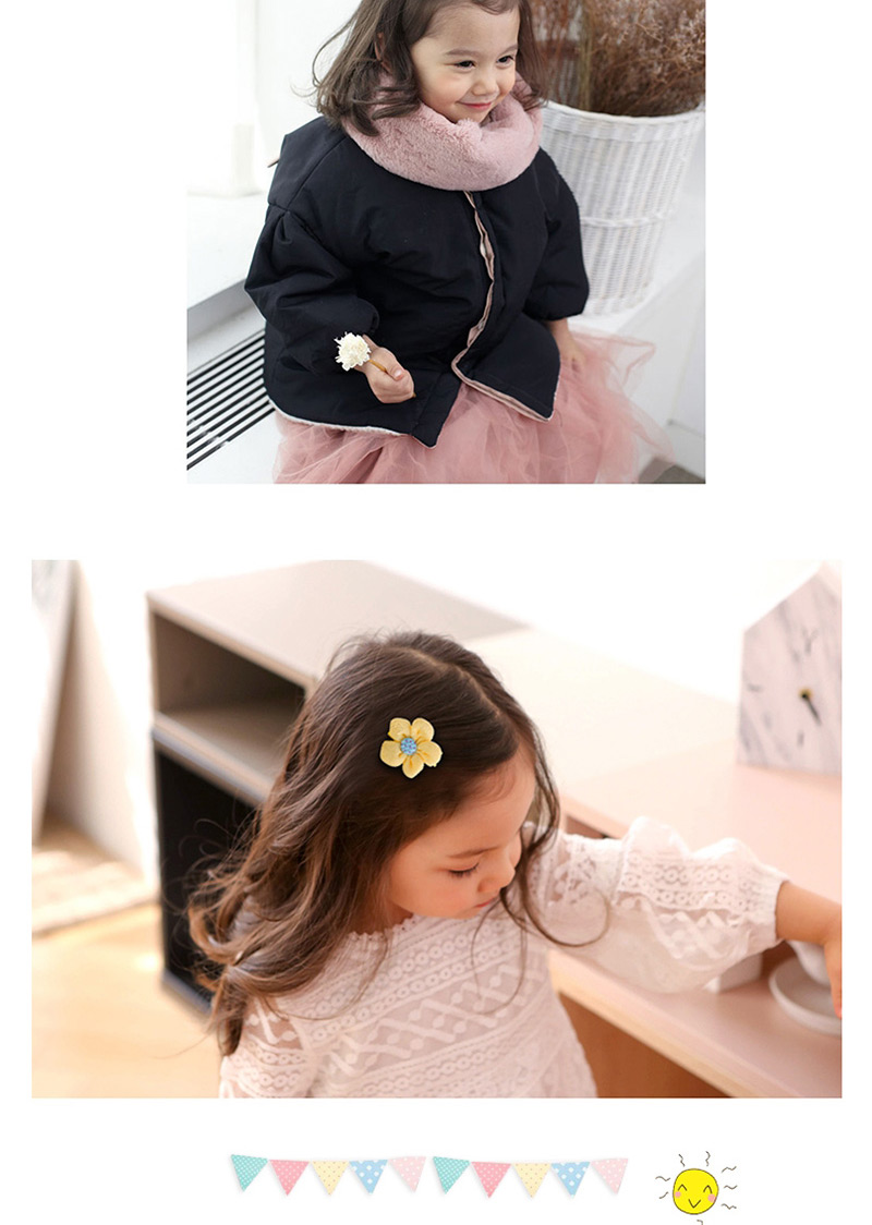 Fashion Yellow Bowknot Shape Decorated Hair Clip(18pcs),Kids Accessories