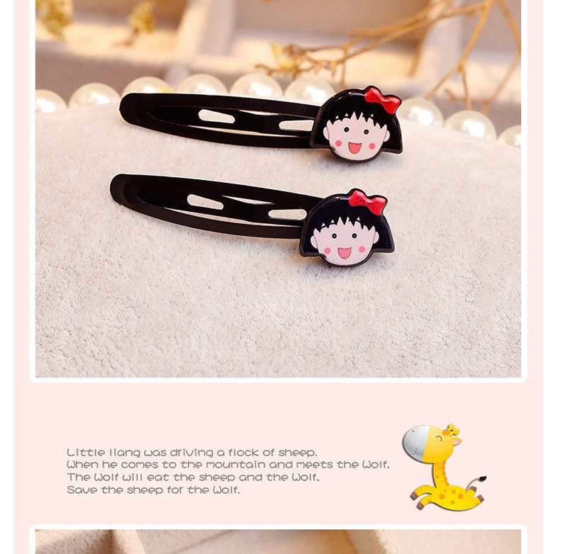Lovely Red Cartoon Strawberry Decorated Hair Clip(1pair),Hairpins