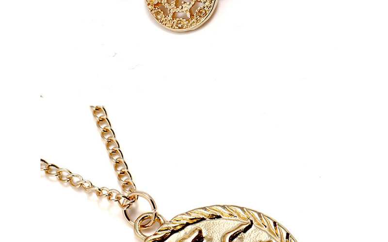 Fashion Gold Color Flower Pendant Decorated Multi-layer Necklace,Multi Strand Necklaces