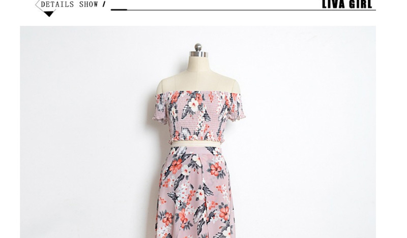 Bohemia Pink Flower Shape Decorated Dress (2pcs),Tank Tops & Camis