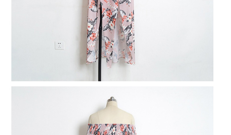 Bohemia Pink Flower Shape Decorated Dress (2pcs),Tank Tops & Camis