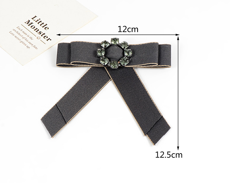 Fashion Olive Green Flower Shape Decorated Bowknot Brooch,Korean Brooches