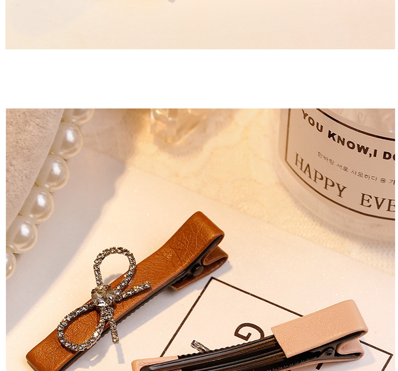 Lovely Brown Bowknot Shape Design Hair Clip,Hairpins