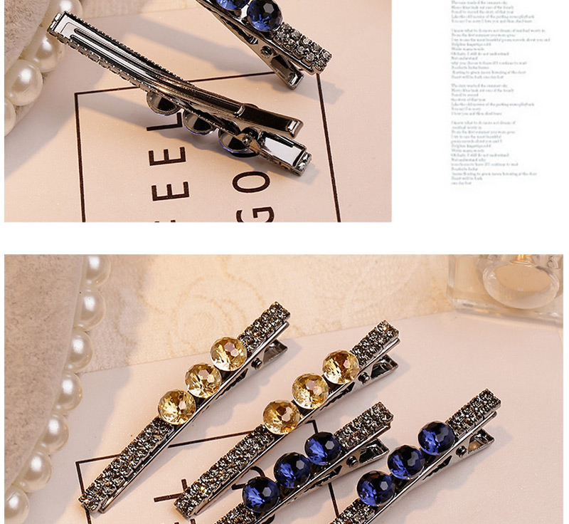 Lovely Multi-color Full Diamond Decorated Hair Clip,Hairpins