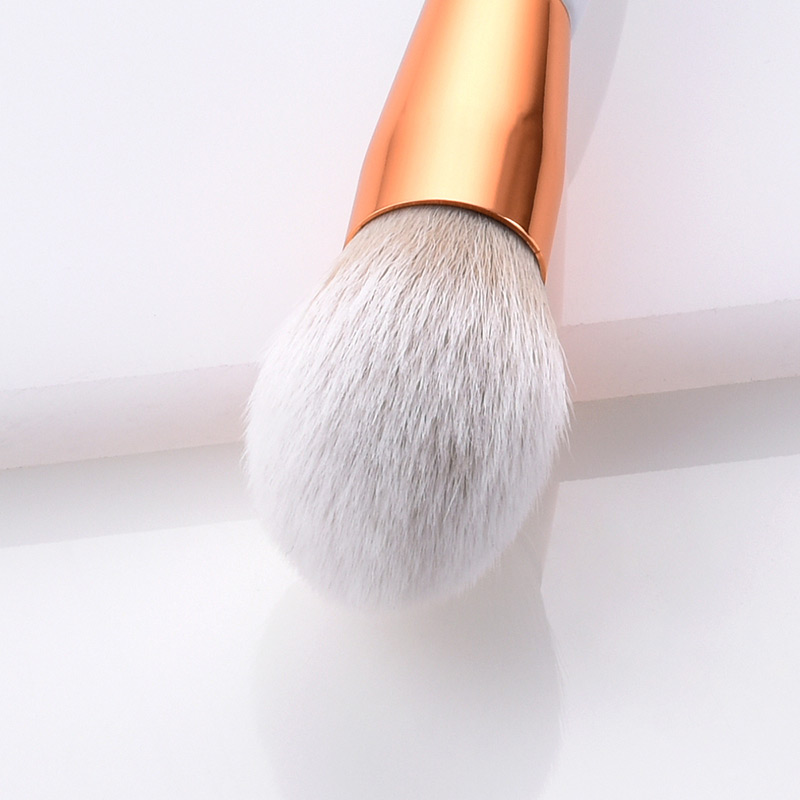 Fashion White Sector Shape Decorated Makeup Brush ( 8 Pcs),Beauty tools