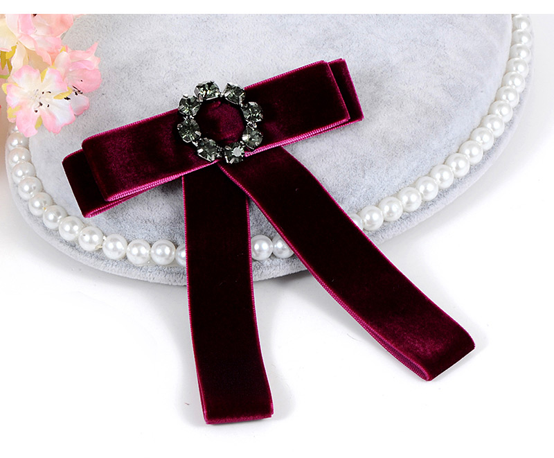 Elegant Red Round Shape Decorated Brooch,Korean Brooches