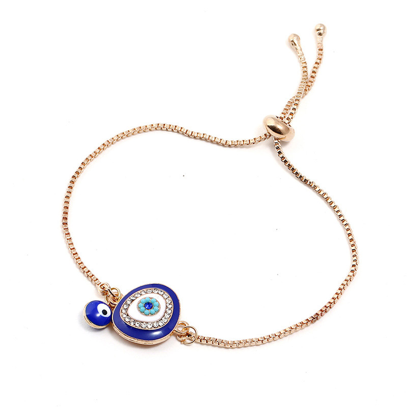 Personlity Sapphire Blue Eye Shape Decorated Bracelet,Fashion Bracelets
