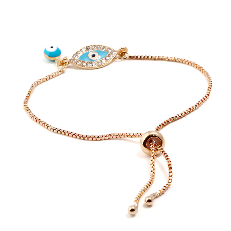 Personlity Blue+gold Color Eye Shape Decorated Bracelet,Fashion Bracelets