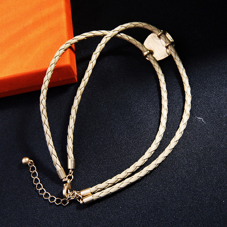 Vintage Black Diamond Decorated Double Layer Choker,Multi Strand Necklaces