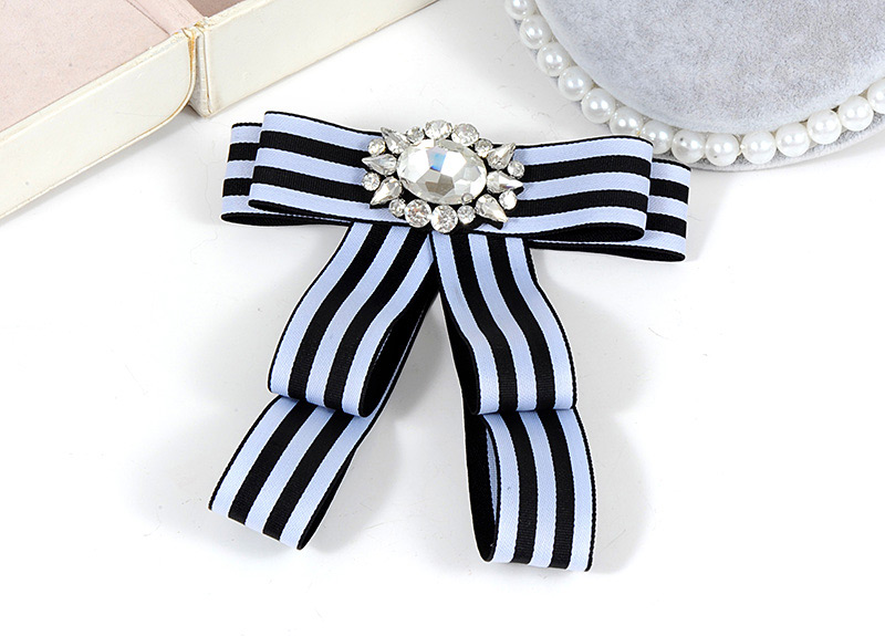 Fashion Red+white Bowknot Shape Decorated Brooch,Korean Brooches