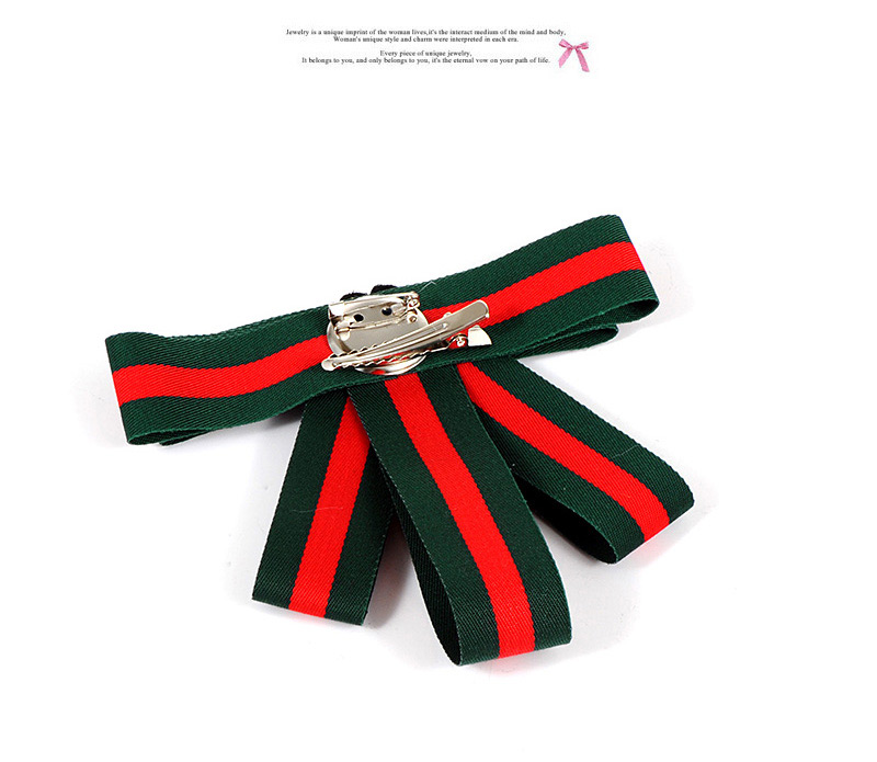 Fashion Red+green Bee Shape Decorated Bowknot Brooch,Korean Brooches