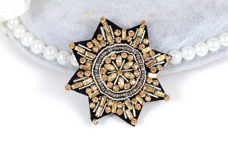 Fashion White Diamond Decorated Snowflake Shape Brooch,Korean Brooches