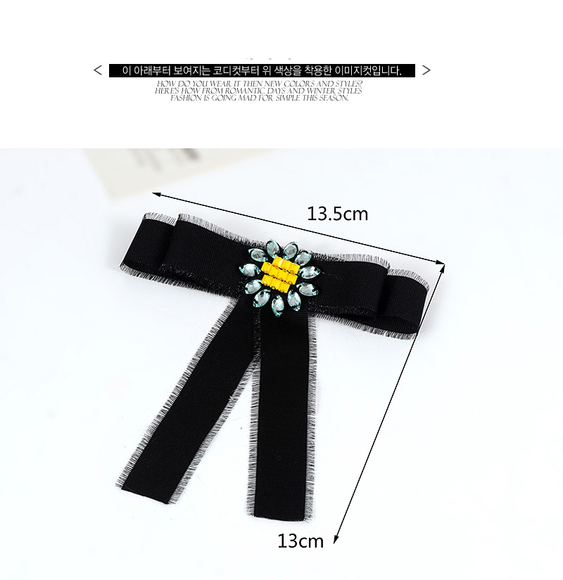 Trendy Claret Red Flower Shape Decorated Bowknot Brooch,Korean Brooches