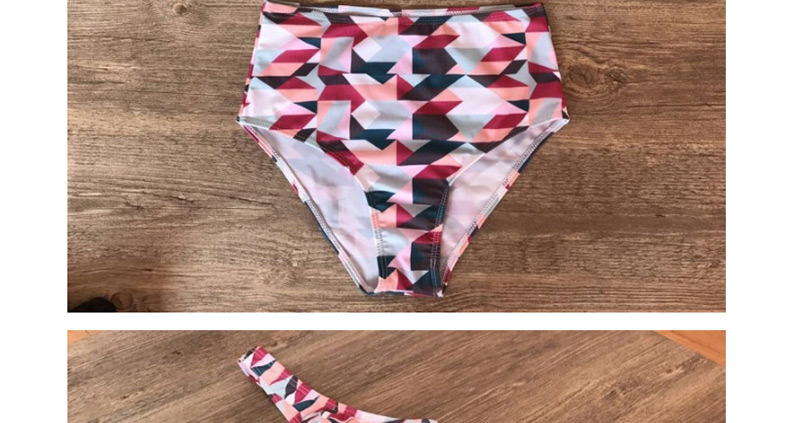 Fashion Multi-color Geometry Pattern Decorated Swimwear,Bikini Sets