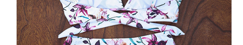 Fashion Multi-color Flower Pattern Decorated Swimwear,Bikini Sets