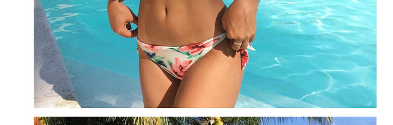 Sexy Multi-color Flower Pattern Decorated Swimwear,Bikini Sets