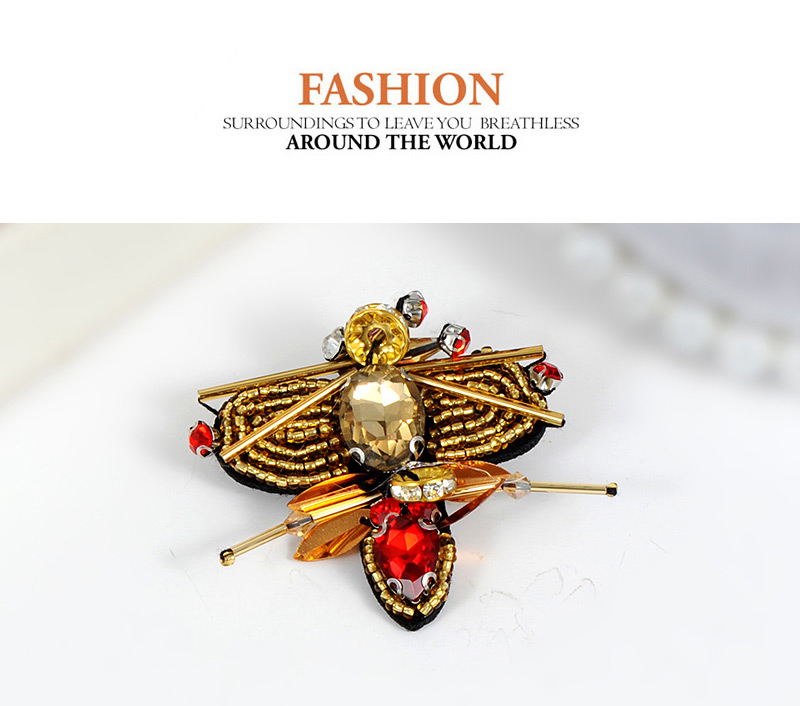 Fashion Gold Color Bee Shape Decorated Brooch,Korean Brooches