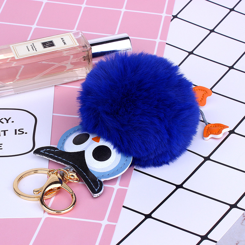 Fashion Pink Owl Shape Decorated Keychain,Fashion Keychain