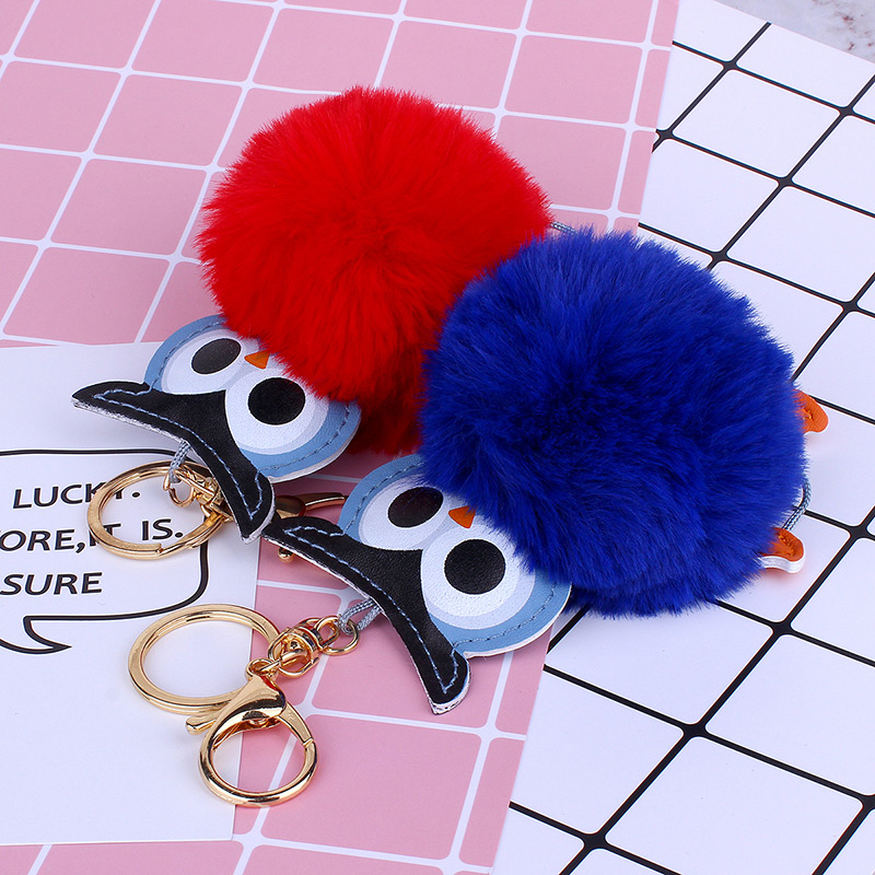 Fashion Red Owl Shape Decorated Keychain,Fashion Keychain