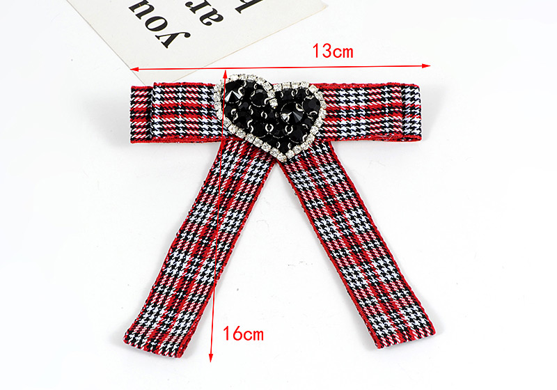 Fashion Red Heart Shape Decorated Brooch,Korean Brooches