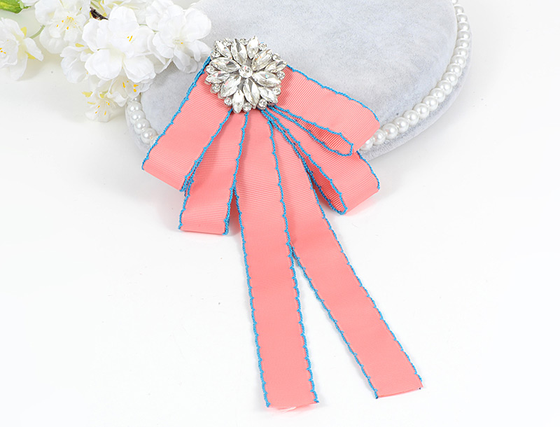 Elegant Pink Round Shape Decorated Brooch,Korean Brooches