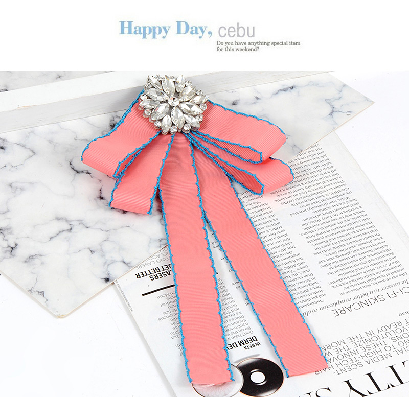 Elegant Pink Round Shape Decorated Brooch,Korean Brooches