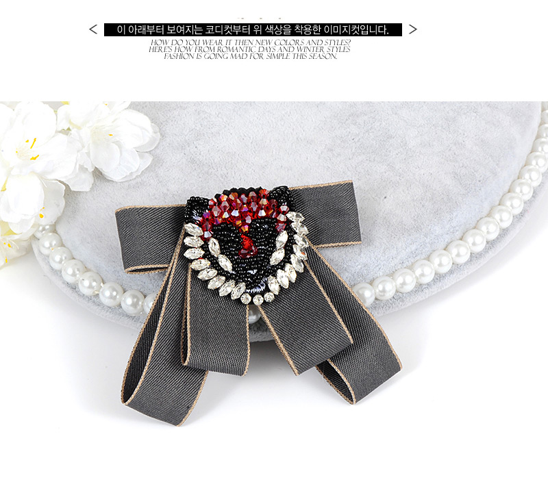 Fashion Black Tiger Shape Decorated Brooch,Korean Brooches