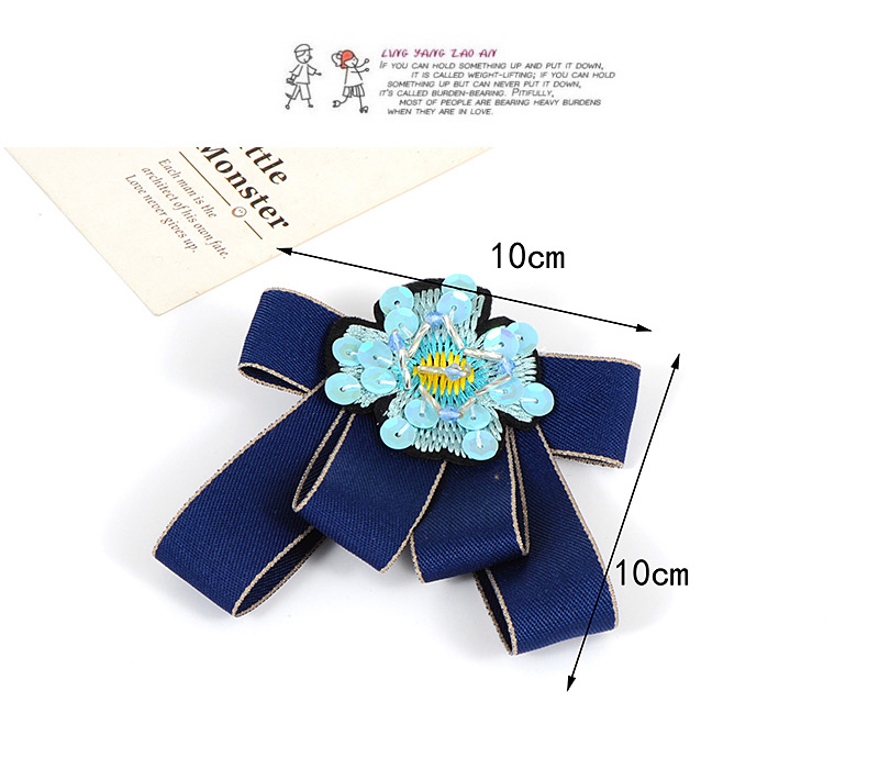 Fashion Navy Flower Shape Decorated Brooch,Korean Brooches