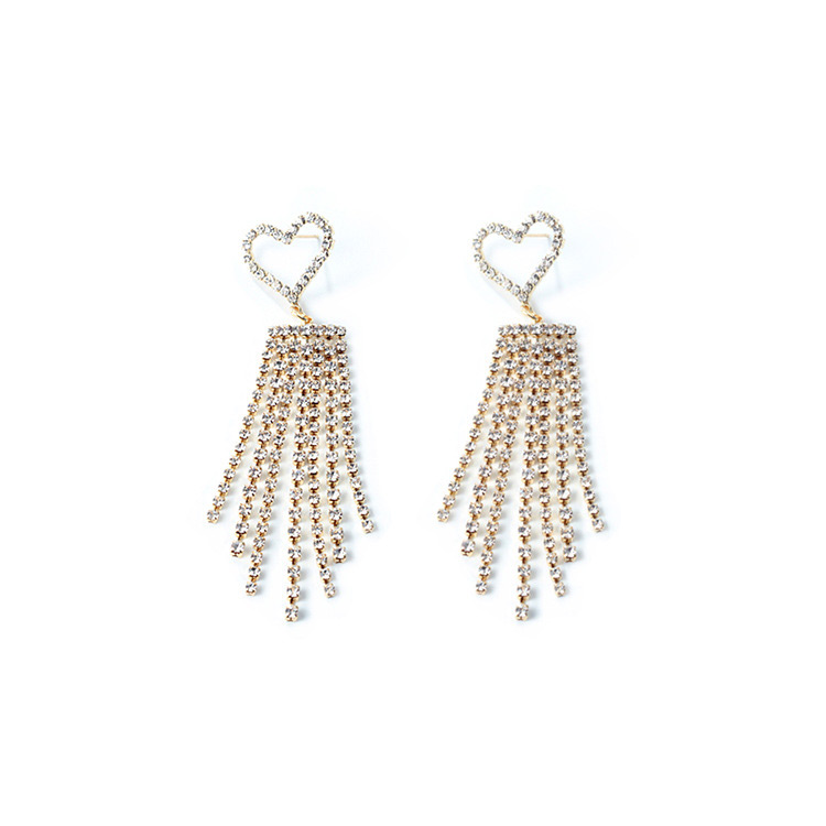 Elegant Gold Color Bowknot Shape Decorated Earrings,Drop Earrings