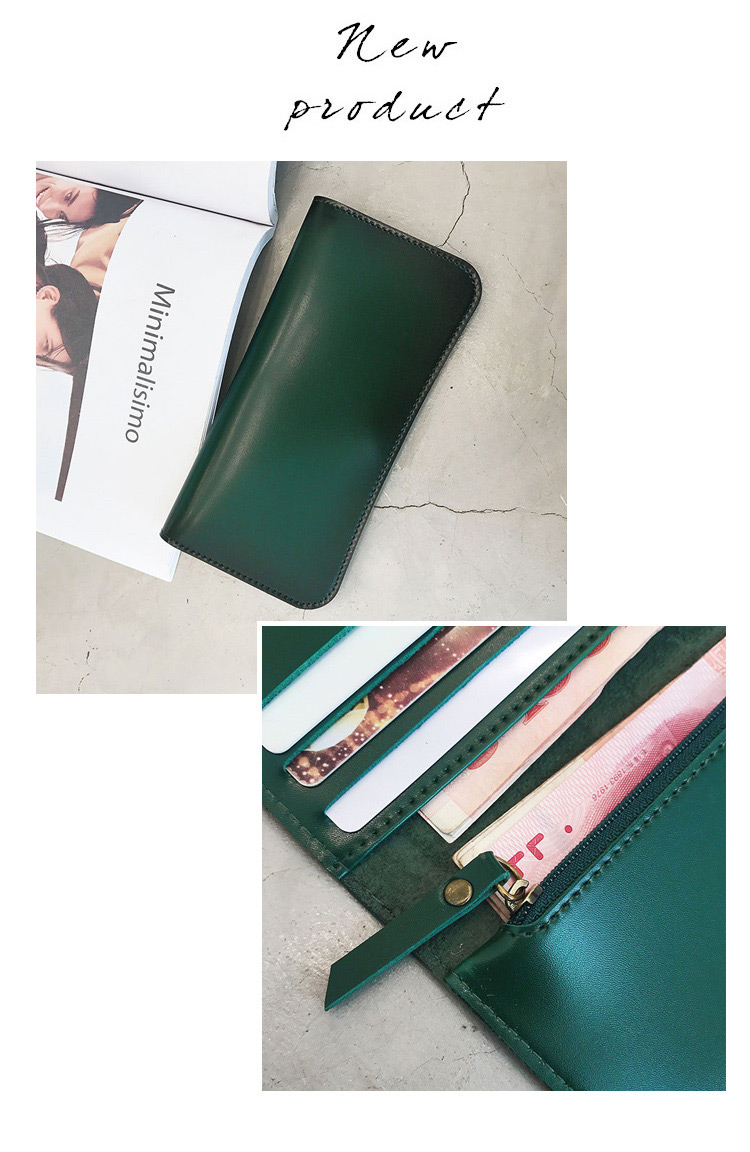 Fashion Green Square Shape Decorated Wallet,Wallet