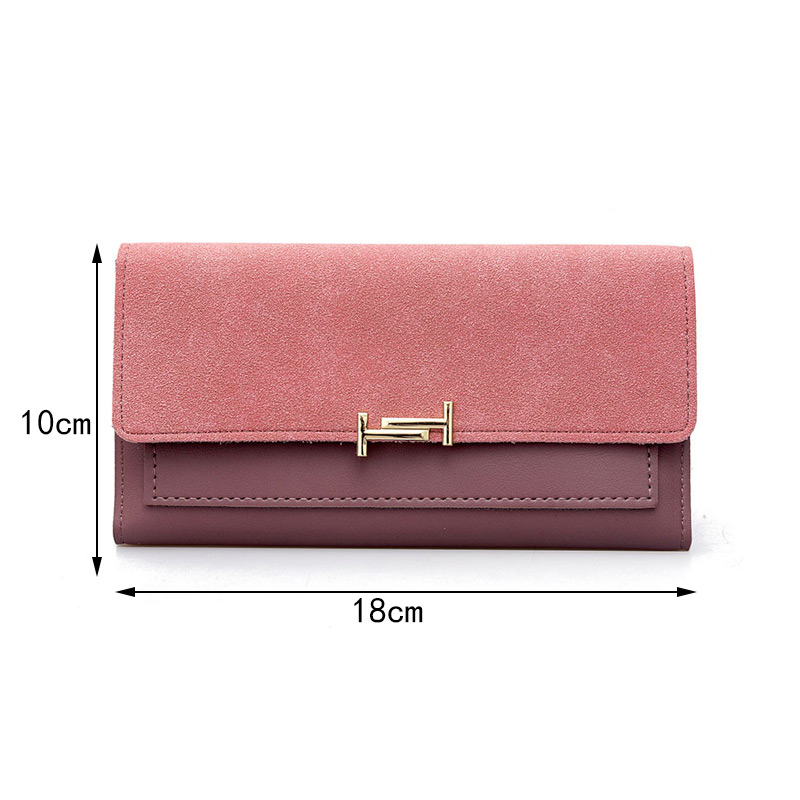 Elegant Pink Lock Shape Decorated Wallet,Wallet