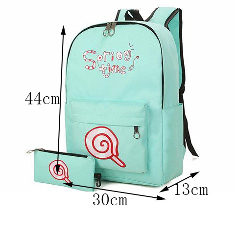 Fashion Gray Lollipops Shape Decorated Backpack,Backpack