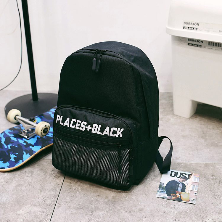 Fashion Multi-color Letter Shape Decorated Backpack,Backpack