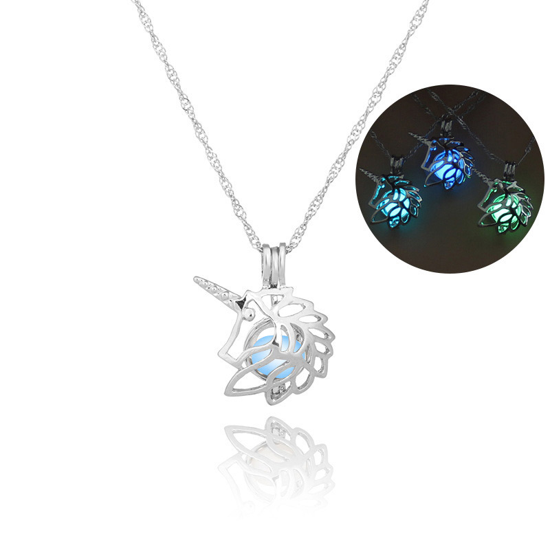 Fashion Green Hollow Out Decorated Necklace,Pendants