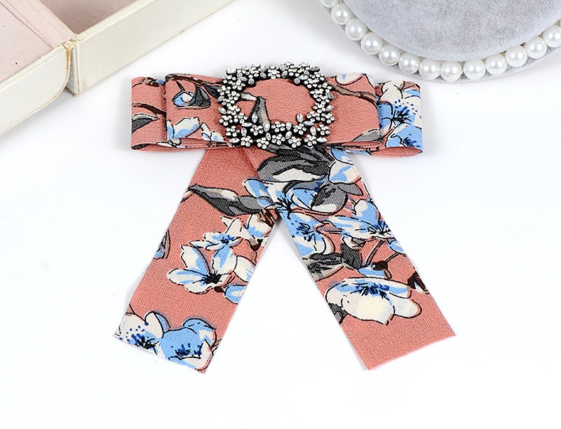 Fashion Navy Flower Shape Decorated Bowknot Brooch,Korean Brooches