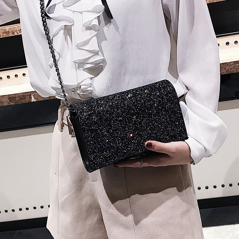 Fashion Gray Paillette Decorated Bag,Shoulder bags