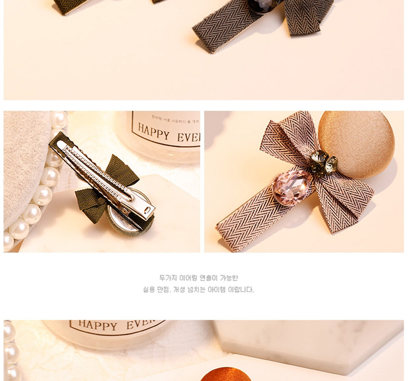Fashion Gold Color Bowknot Shape Decorated Hair Clip,Hairpins