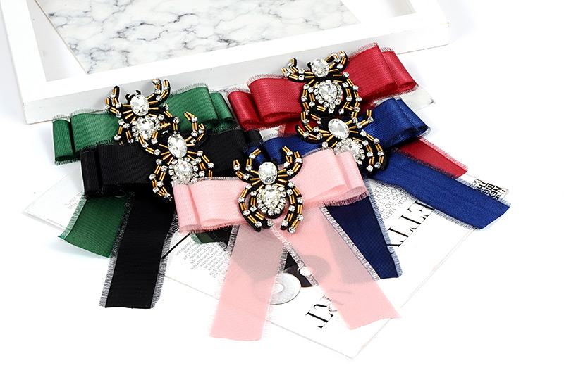 Fashion Navy Spider Shape Decorated Bowknot Brooch,Korean Brooches
