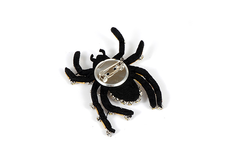 Fashion Gold Color+black Spider Shape Decorated Brooch,Korean Brooches