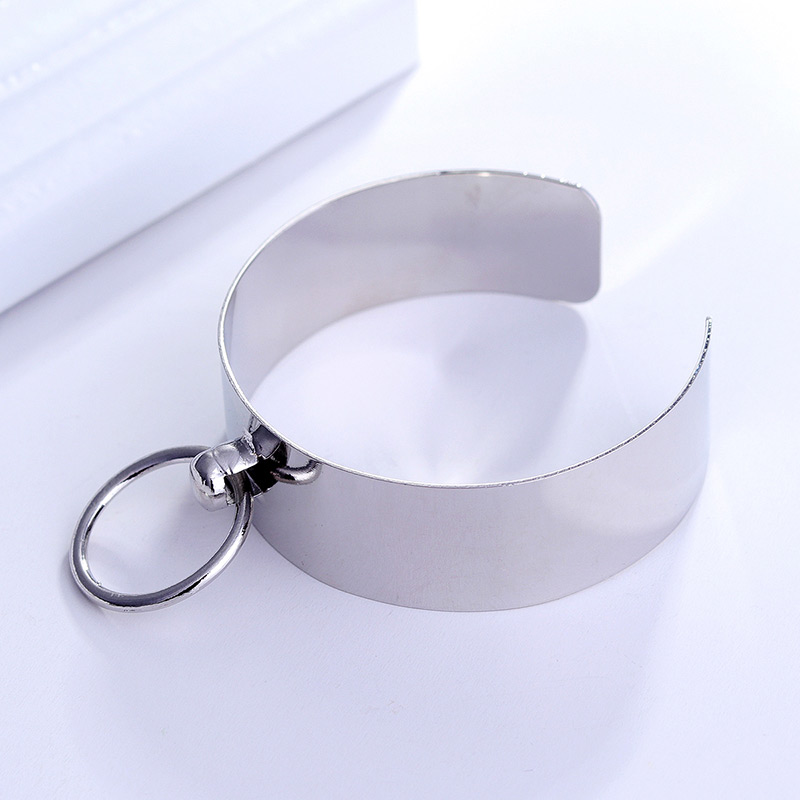 Fashion Silver Color Circular Ring Decorated Bracelet,Fashion Bangles