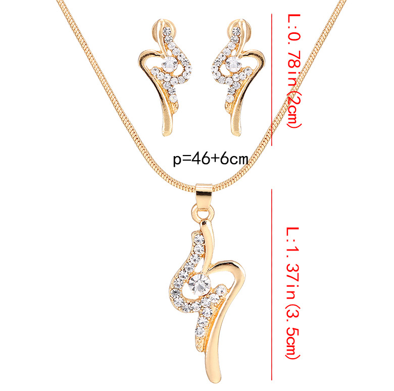 Fashion Gold Color Pure Color Decorated Jewelry Set,Jewelry Sets