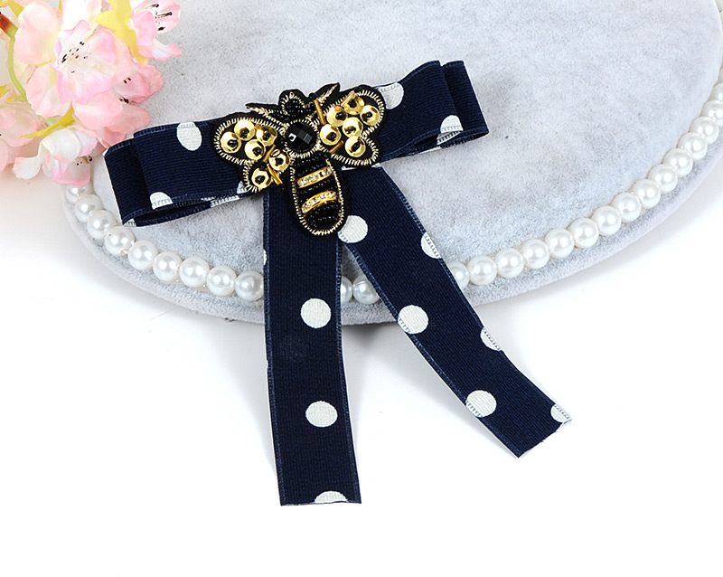 Vintage Black+white Bee Shape Decorated Brooch,Korean Brooches