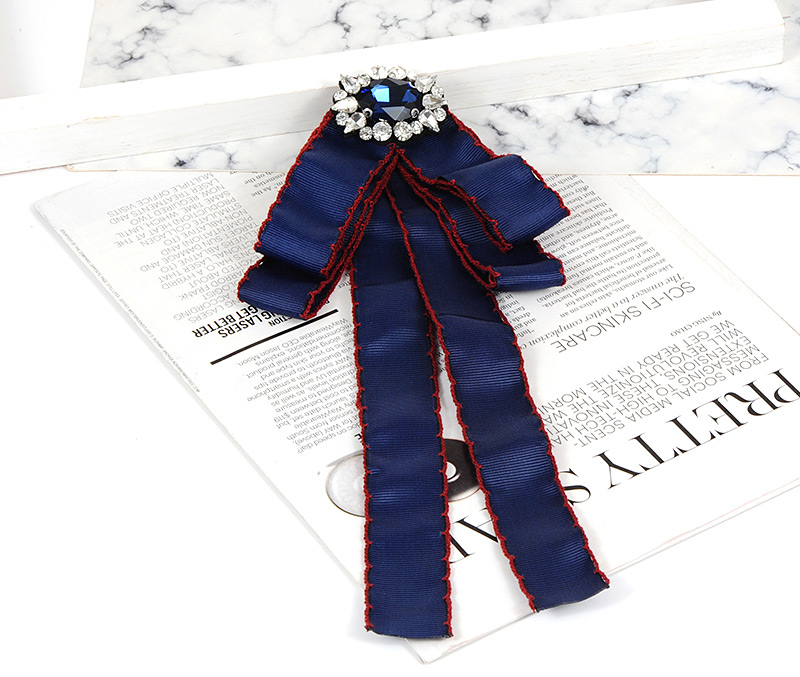 Fashion Navy Oval Shape Decorated Brooch,Korean Brooches