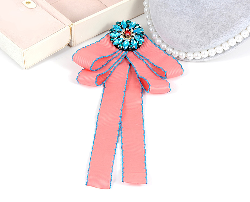 Lovely Pink Round Shape Decorated Brooch,Korean Brooches