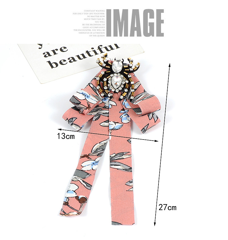 Fashion Dark Pink Spider Shape Decorated Brooch,Korean Brooches