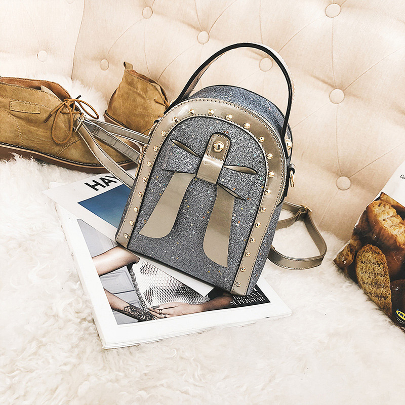 Fashion Gold Color Bowknot Shape Decorated Bag,Backpack