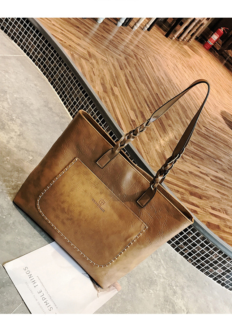 Trendy Light Brown Tassel Decorated Square Shape Handbag,Messenger bags