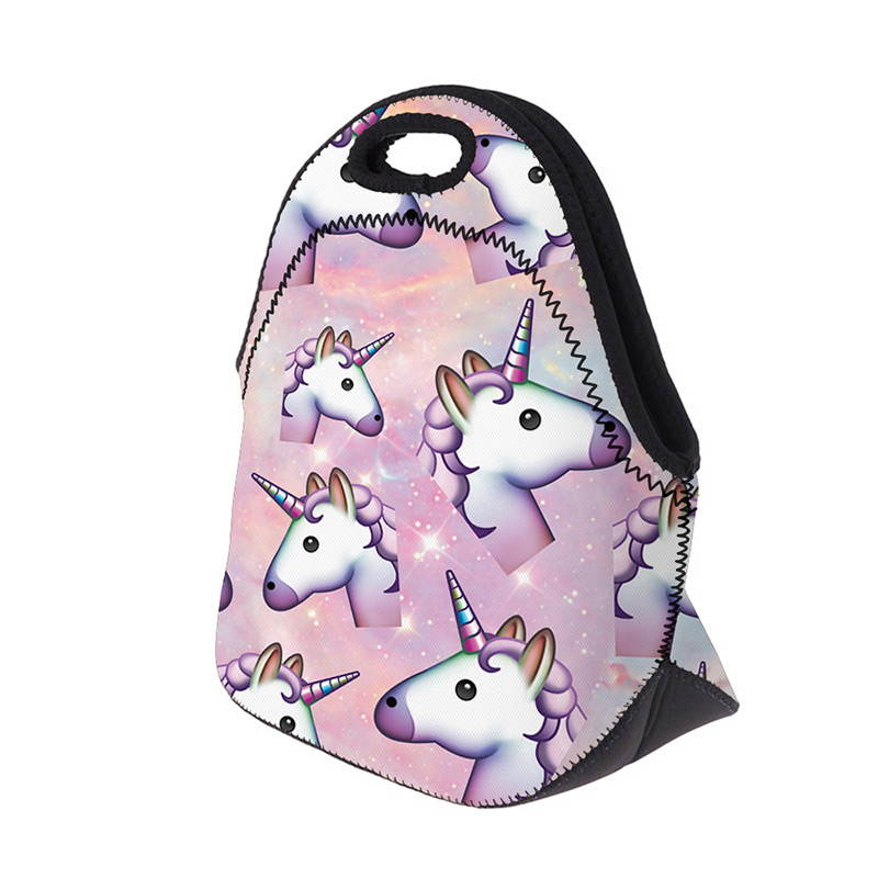 Fashion Purple Unicorn Pattern Decorated Bag,Household goods
